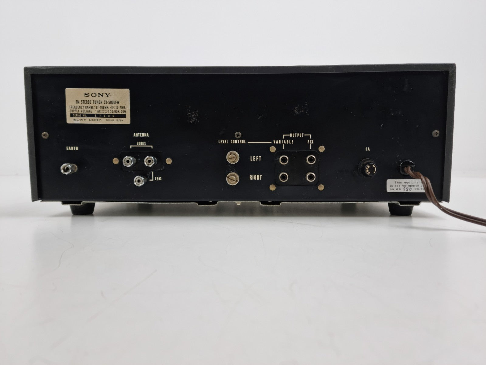 Sony ST-5000F FM Stereo Tuner