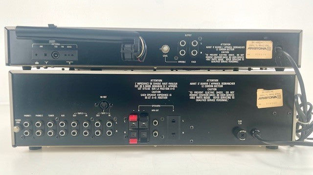 Aristona 6396 Integrated Amplier +  6198 AM/FM Synthesizer Tuner Set