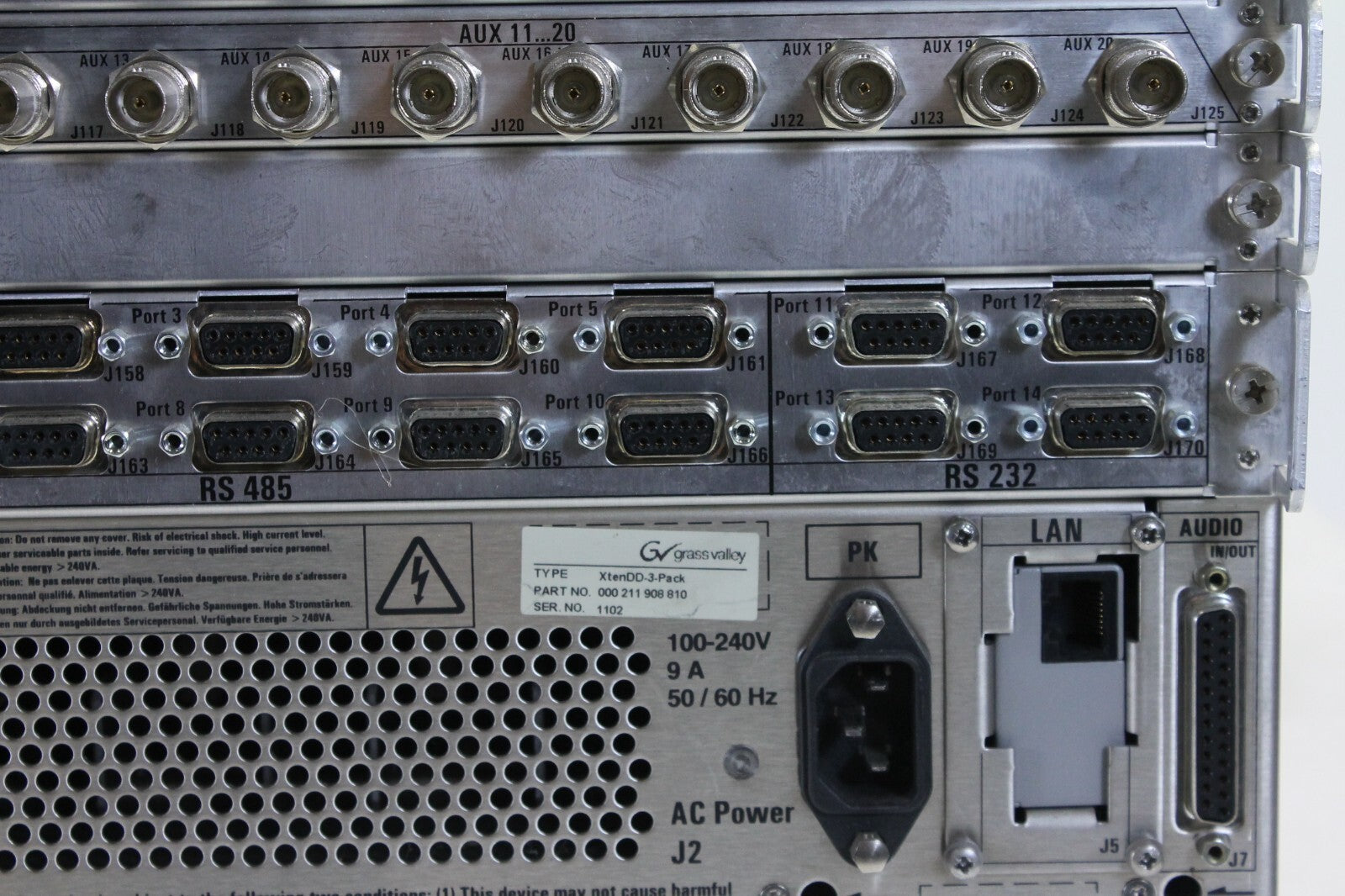 Grass Valley XtenDD Thomson RPS-35-2S + XtenDD-3-Pack Productieschakelaar