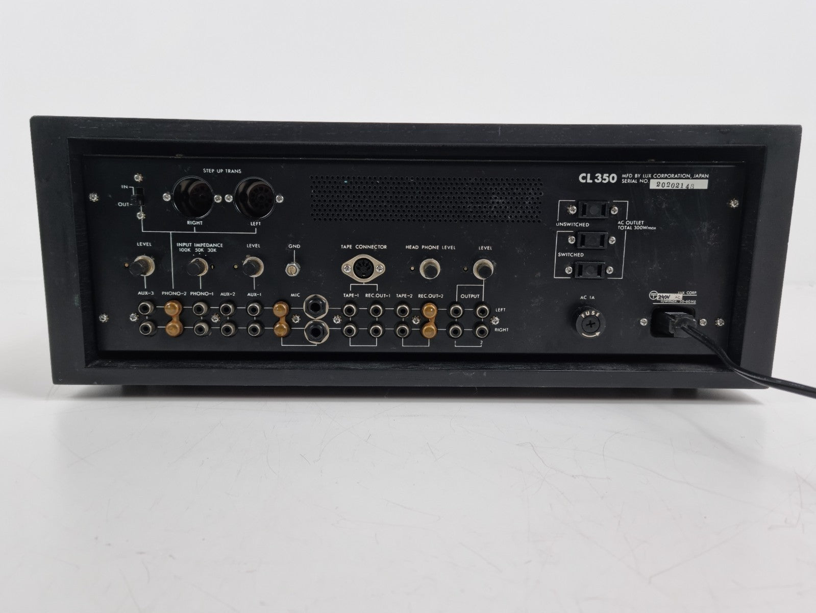 Luxman CL 350 Stereo Control Amplifier - Fully recapped with nichicons - Service