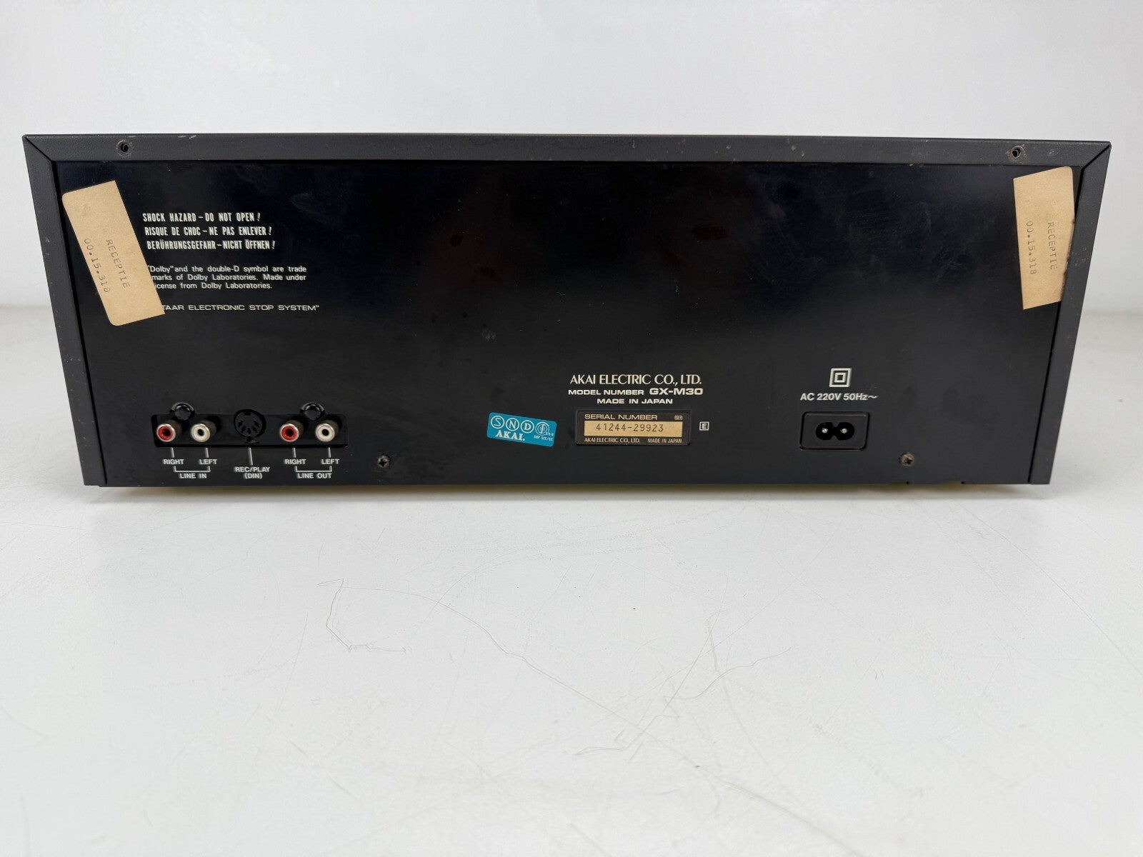 Akai GX-M30 2-Head Stereo Cassette Deck - Light serviced