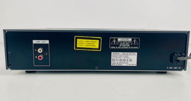 Sony CDP-M12 Compact Disc Player