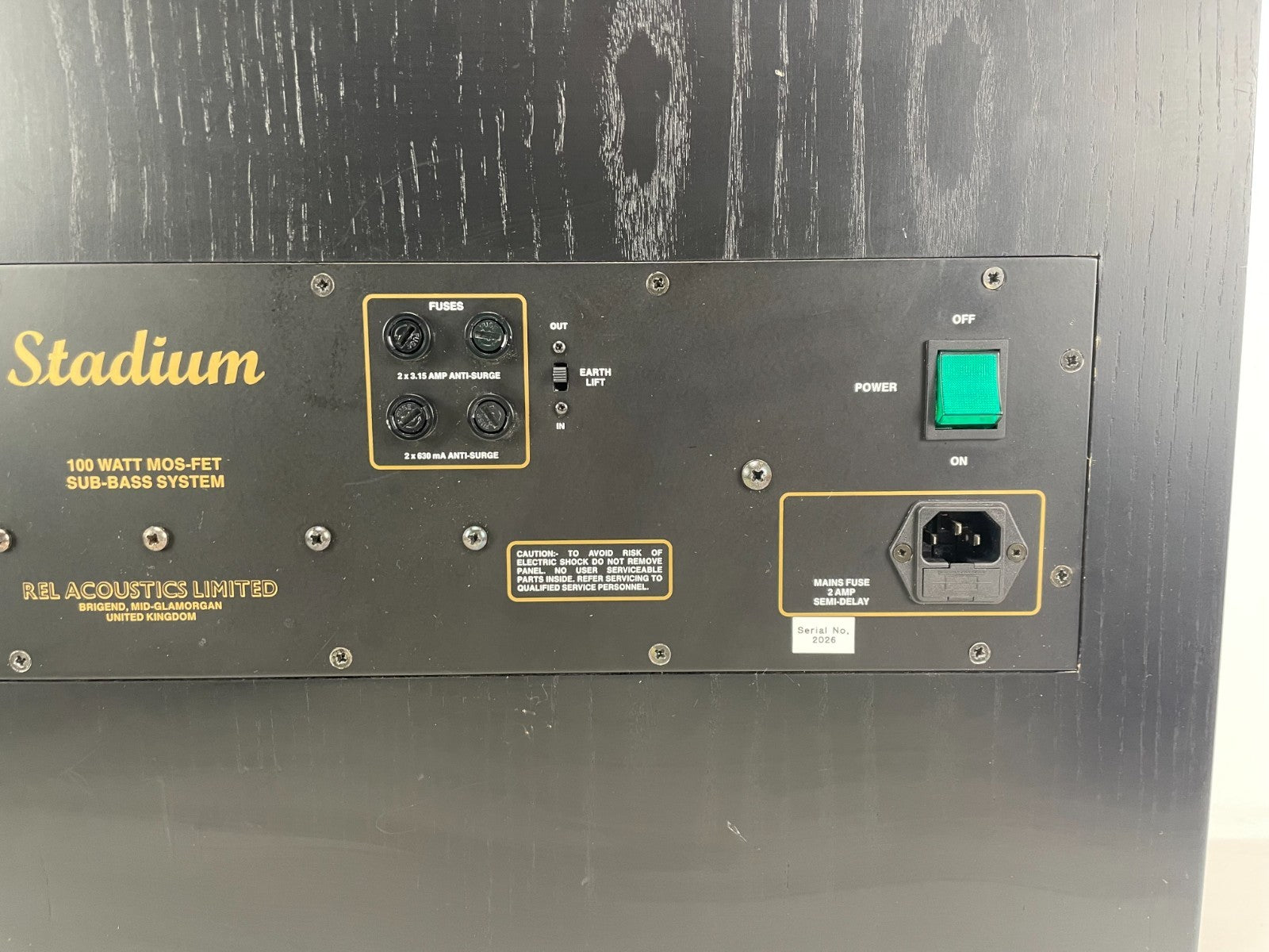 REL Acoustic LTD Stadium 1 Subwoofer - Active Subwoofer - 100w - Mos Fet