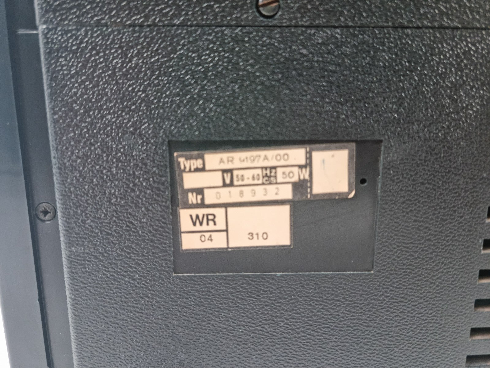 Aristona AR 9197 - Spoelbandrecorder - Licht onderhoud gehad - Met stofkap