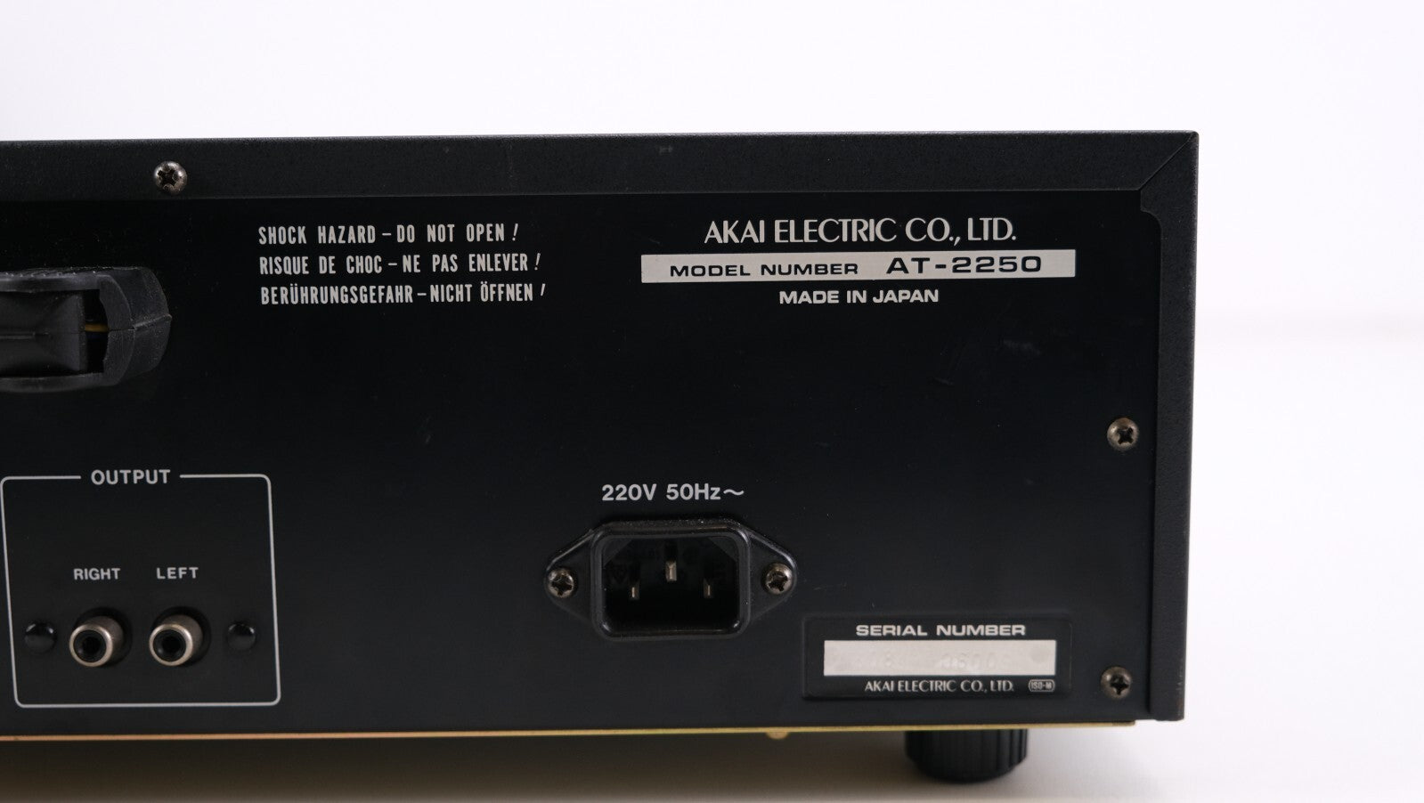 Akai AT-2250 -NR.02 -  Tuner