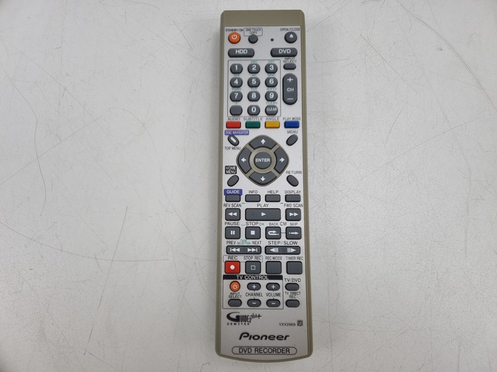 Pioneer DVR-630H-S DVD Recorder-With the instruction booklet - Remote control