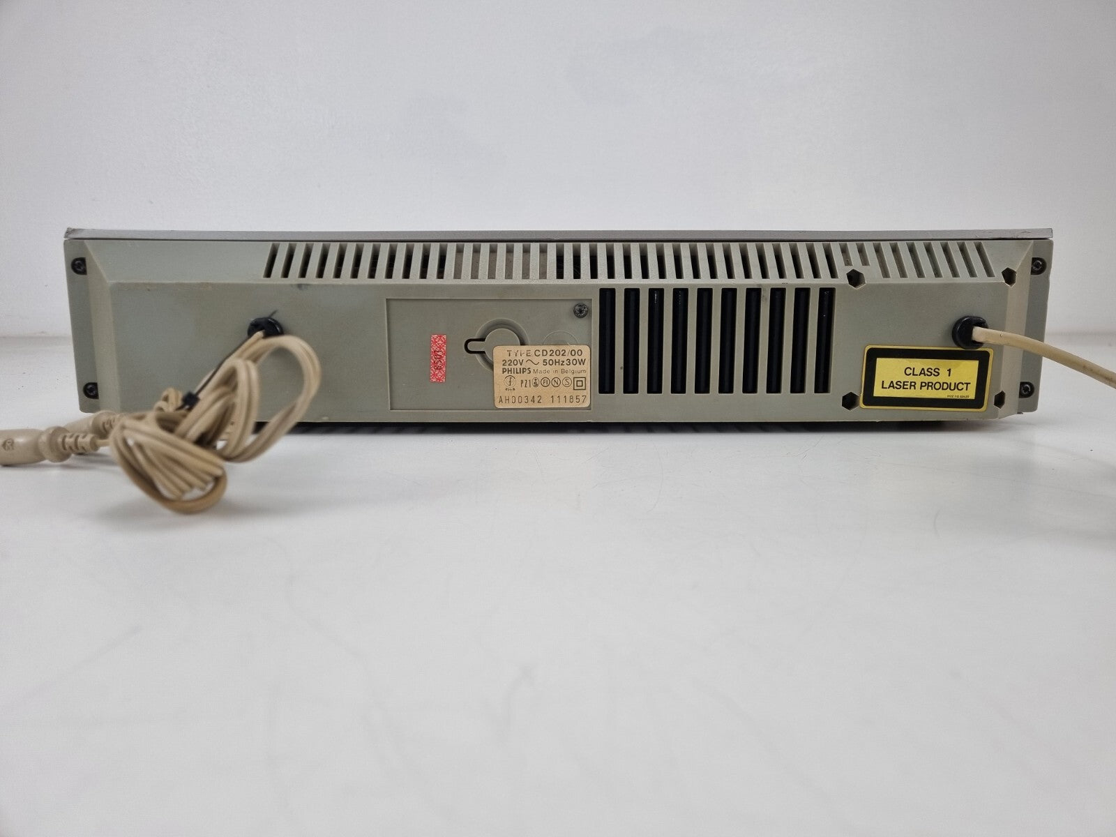 Philips CD-202 - cd-speler met laseruitlezing - Gemaakt in België - Volledig nagekeken