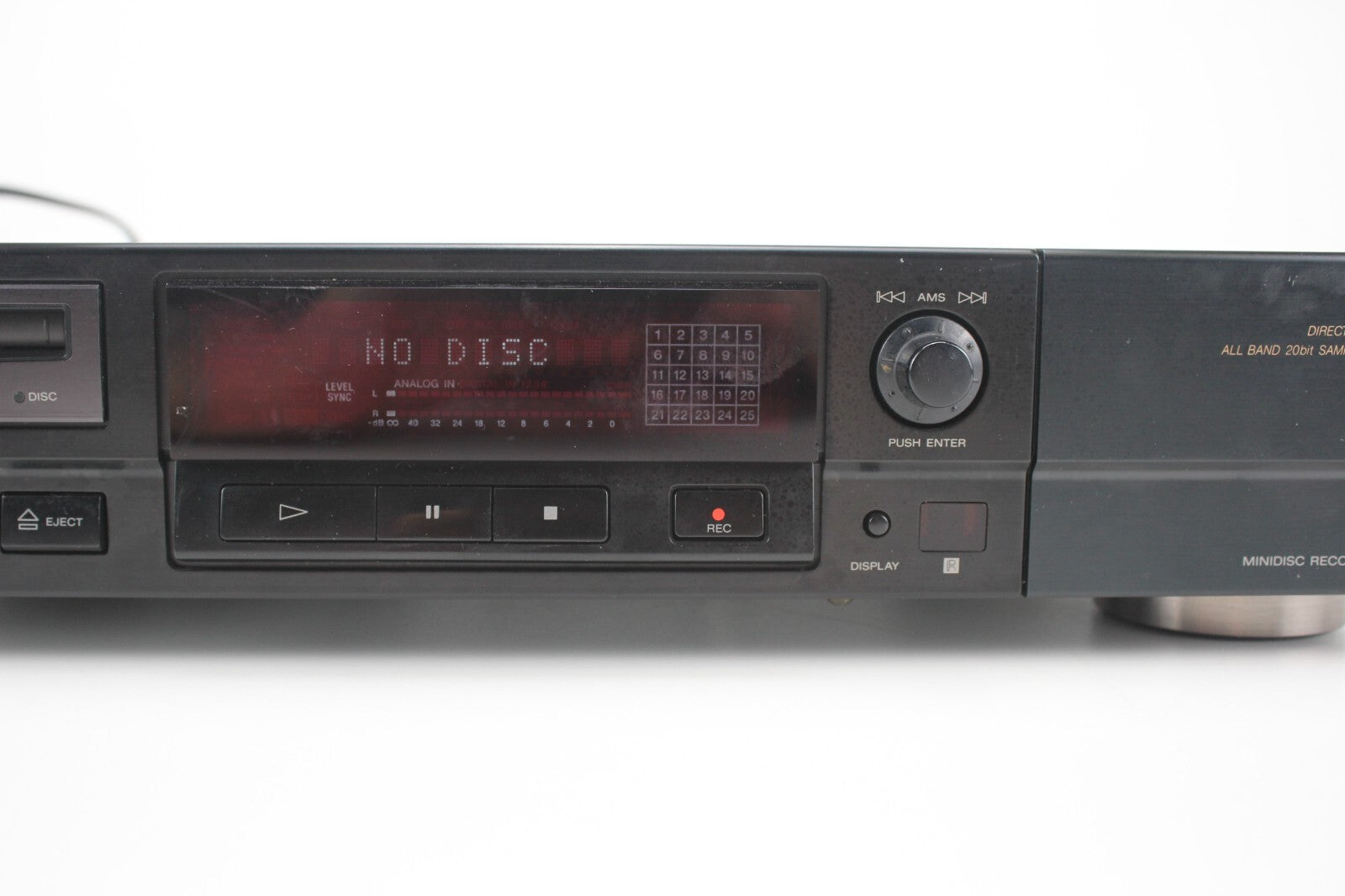 Sony Minidisc Deck type 501 - Partially working