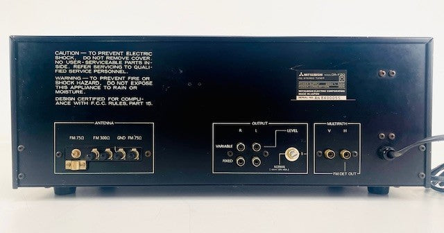 Mitsubishi DA-F20 Quartz PLL Synthesizer FM Stereo Tuner