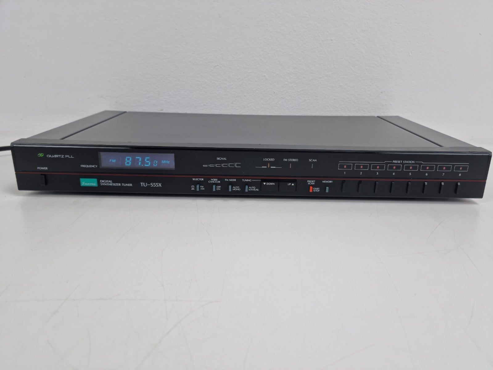 Sansui TU-S55X Quartz PLL digitale synthesizer stereo tuner
