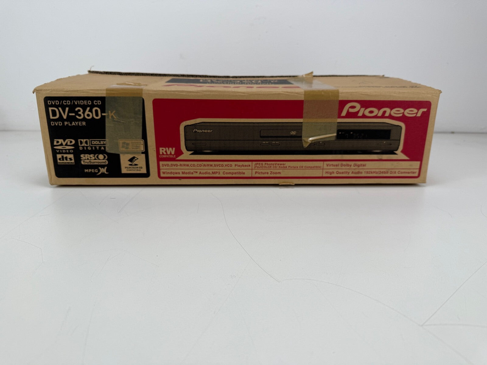 Pioneer DV-360 DVD Player With Original Box - Remote Control - Manual