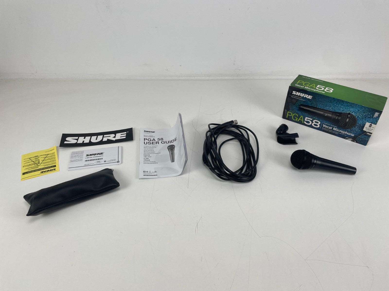 Shure PGA58 Dynamic Vocal Microphone – New Old Stock (NOS)