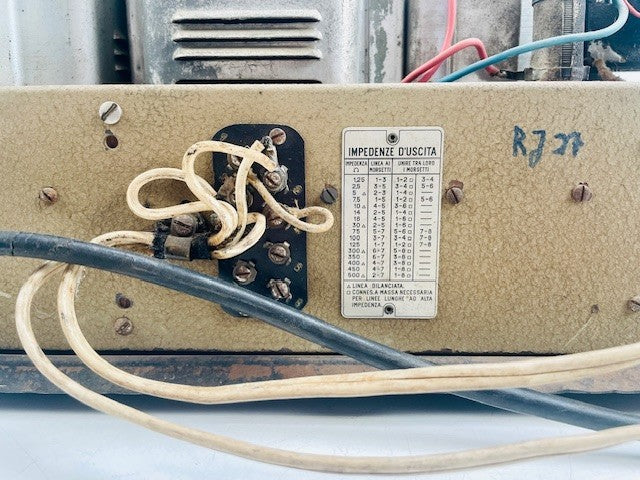 Geloso G275A 1950's Tube Amplifier - Serviced/New tubes