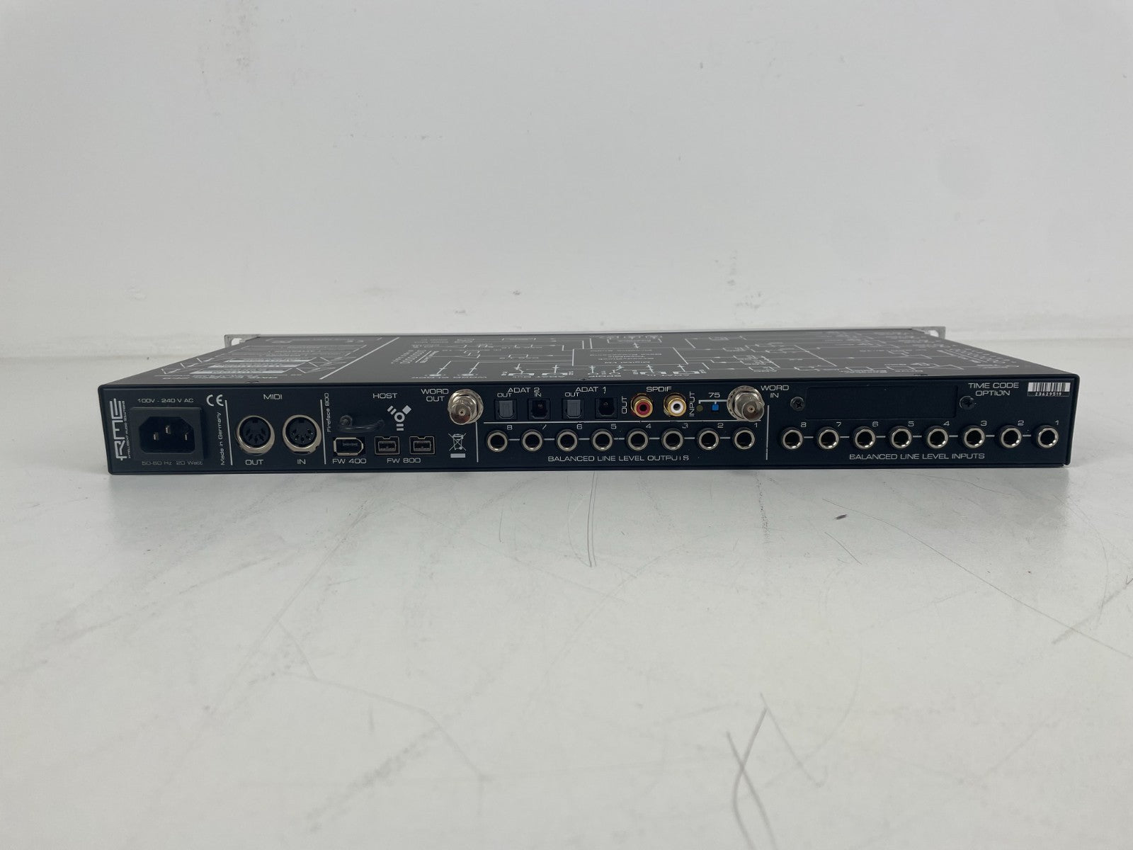 RME Fireface 800 Audio Interface – Professional Firewire Studio Interface