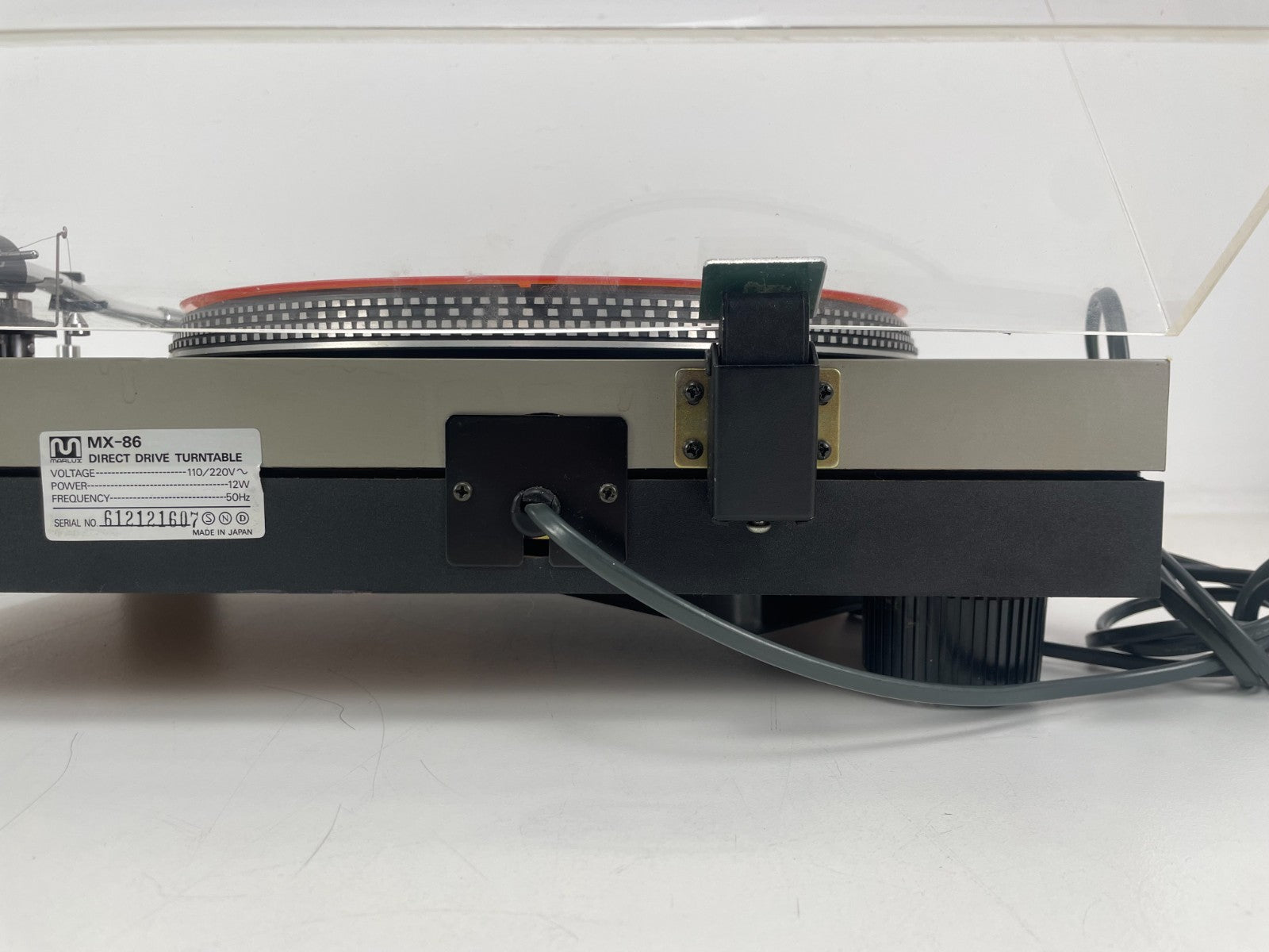 Marlux MX-86 Direct Drive Turntable – Mint Condition