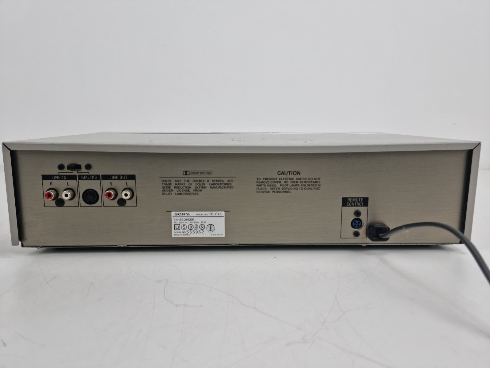 Sony TC-FX5 Stereo Cassette Deck