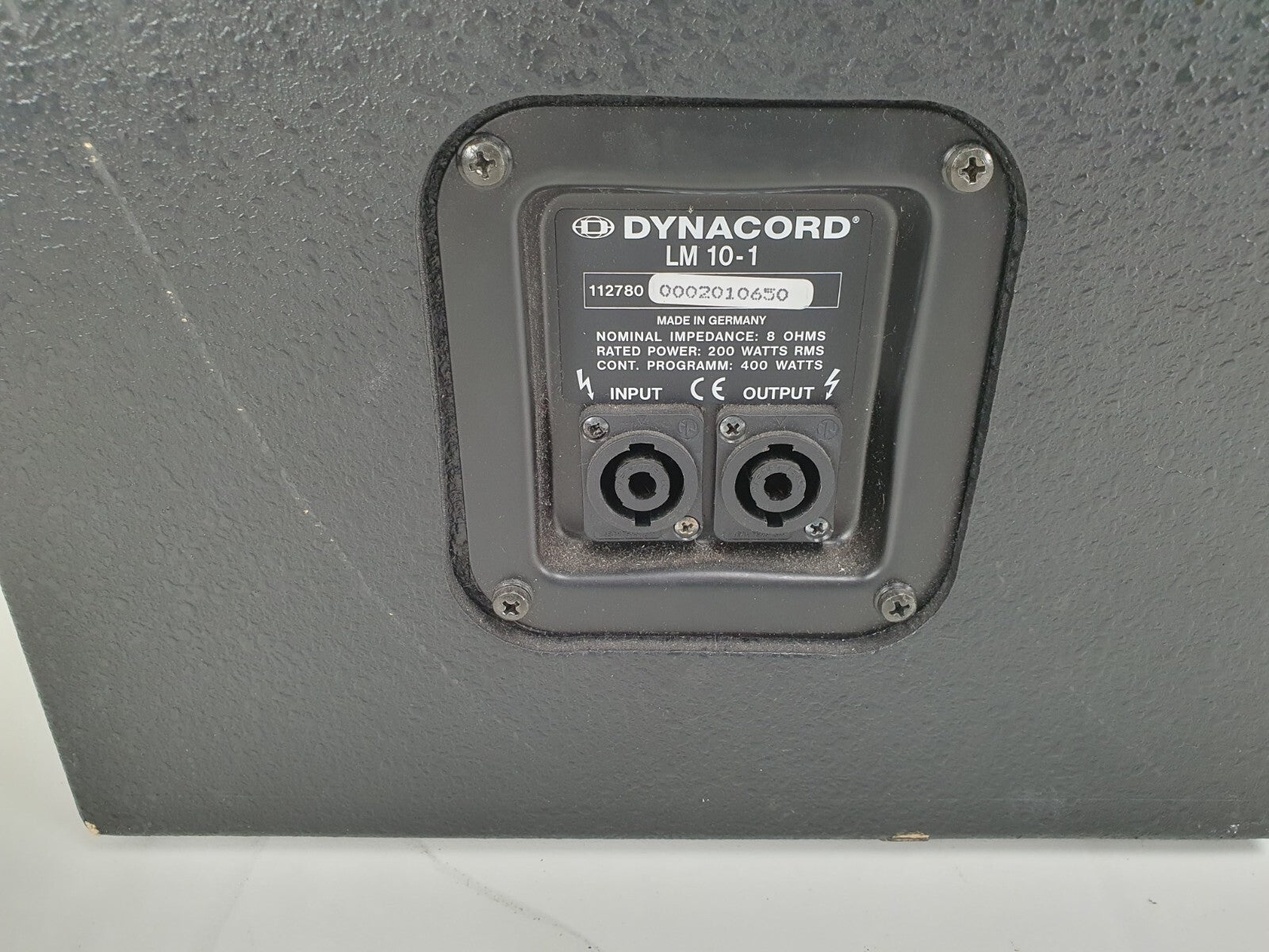Dynacord LM 10-1 Subwoofer en LM 8-2 Full-range Top - PA-luidsprekerset - Volledig werkend