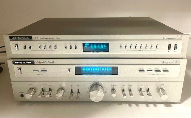 Aristona 6396 Integrated Amplier +  6198 AM/FM Synthesizer Tuner Set