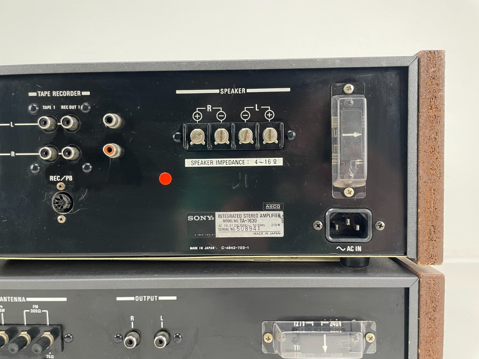 Sony TA-1630 Amplifier + ST-2950F Tuner – Excellent Condition - HiFi set