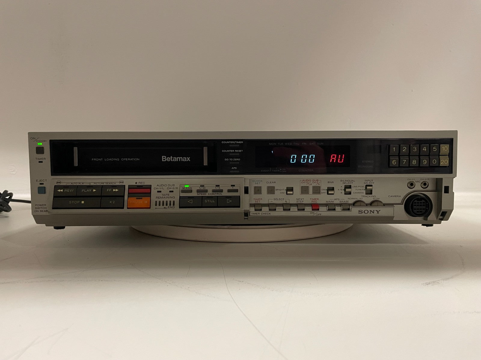 Sony Betamax SL-C9 ES – Serviced – Remote + Manual - Recapped