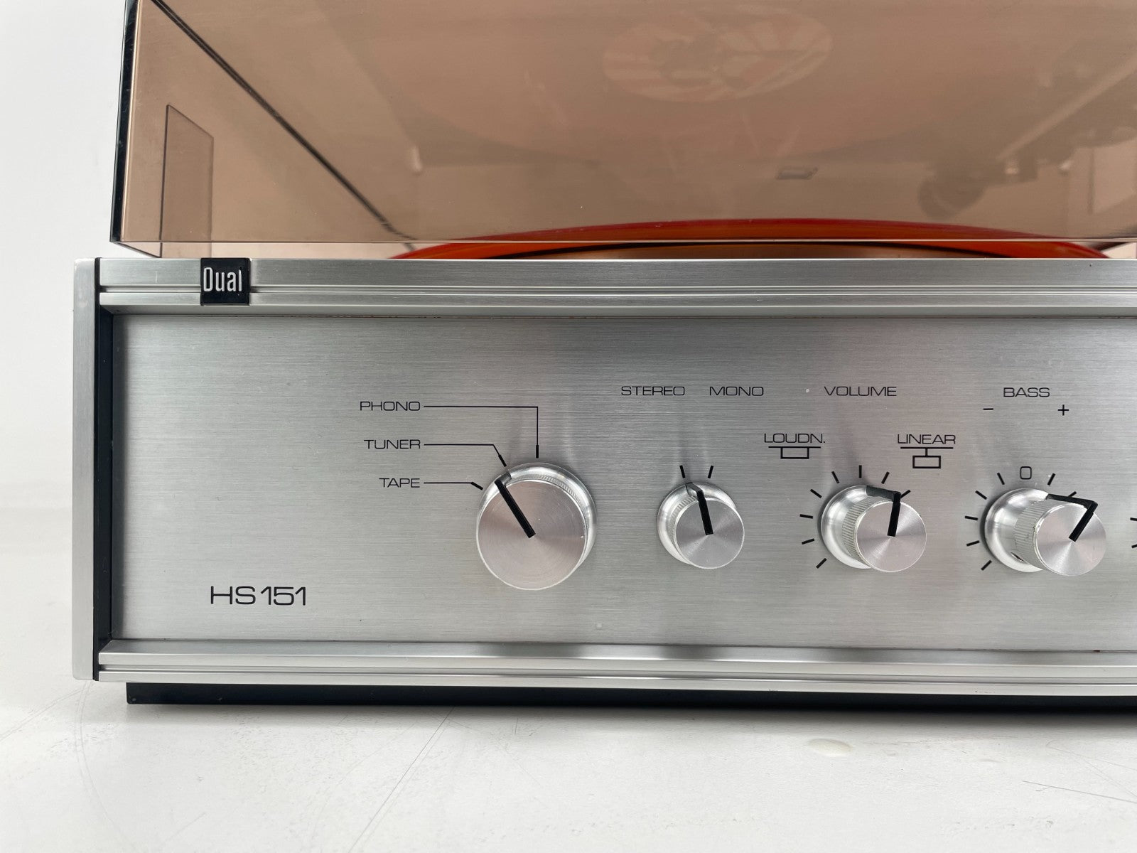 Dual HS151 draaitafel/receiver-combinatie met Philips-cartridge