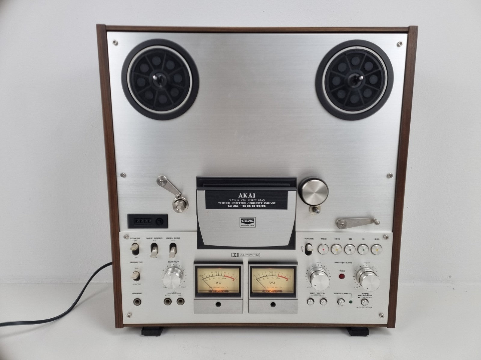 Akai GX-630DB - 26CM 1/4'' Tape Deck - With Original AKAI NABS - Fully serviced