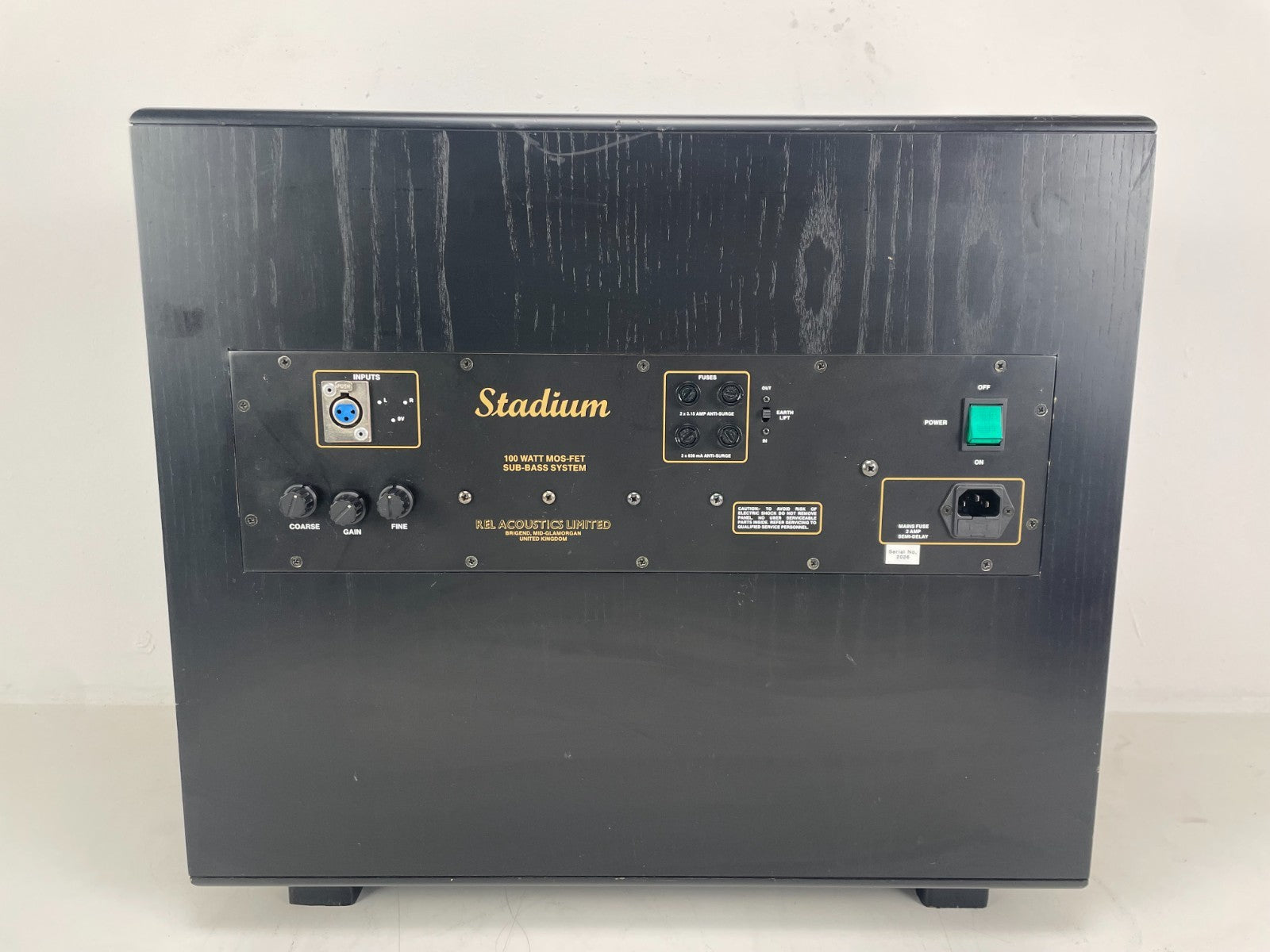REL Acoustic LTD Stadium 1 Subwoofer - Active Subwoofer - 100w - Mos Fet