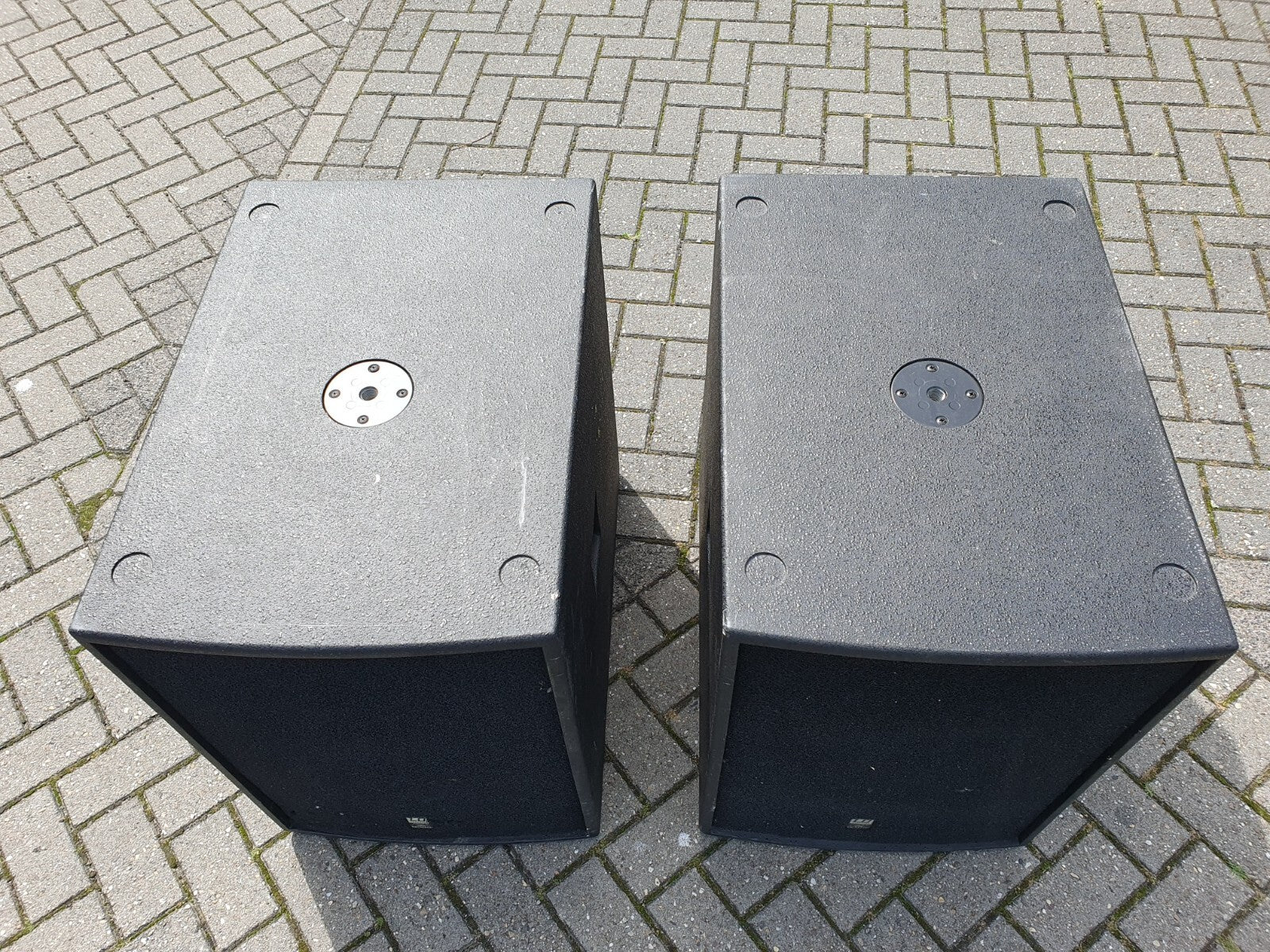 LD systems LDE SUB18 set van twee 800W 8 ohm passieve PA-luidsprekers