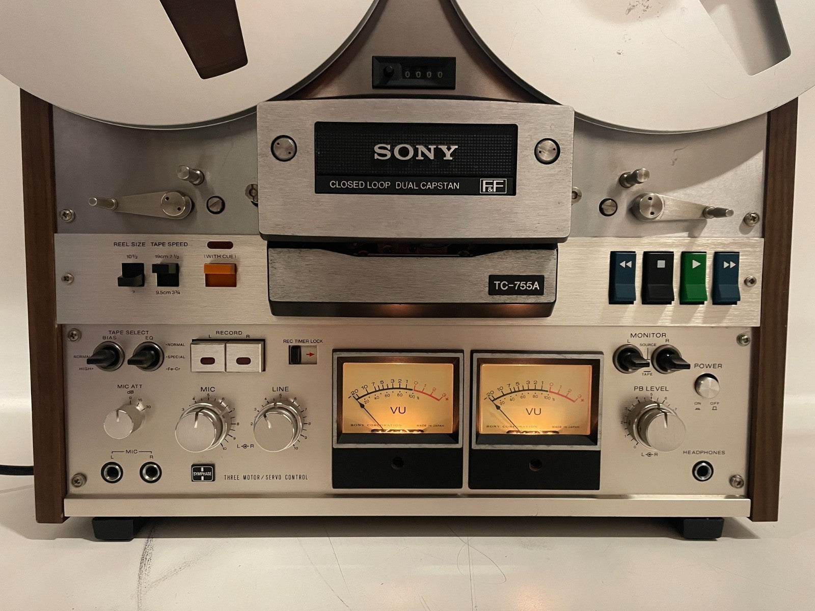 Sony TC-755A Reel-to-Reel Tape Deck - Serviced/Recapped