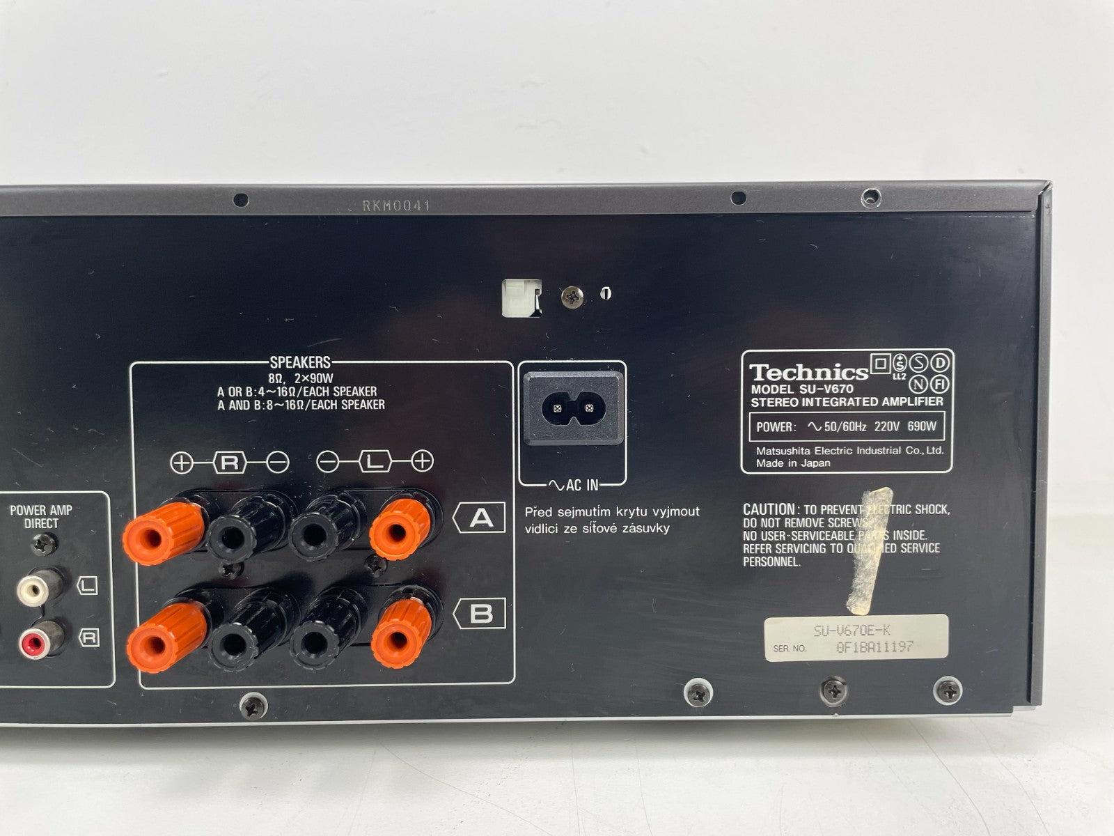 Technics SU-V670 geïntegreerde versterker – in nieuwstaat – V-serie