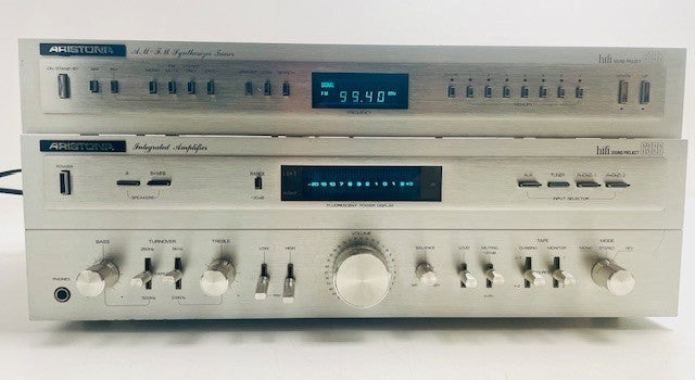 Aristona 6396 Integrated Amplier +  6198 AM/FM Synthesizer Tuner Set