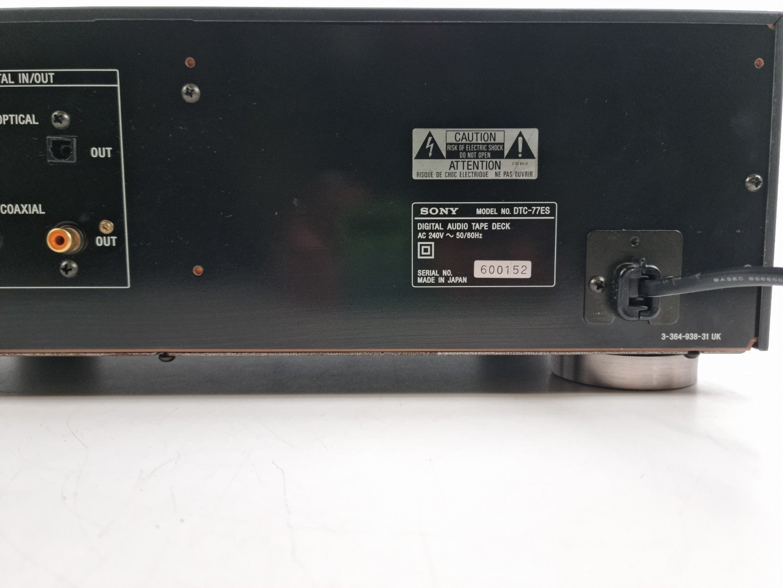 Sony DTC-77ES Digital Audio Tape Deck - Fully Serviced