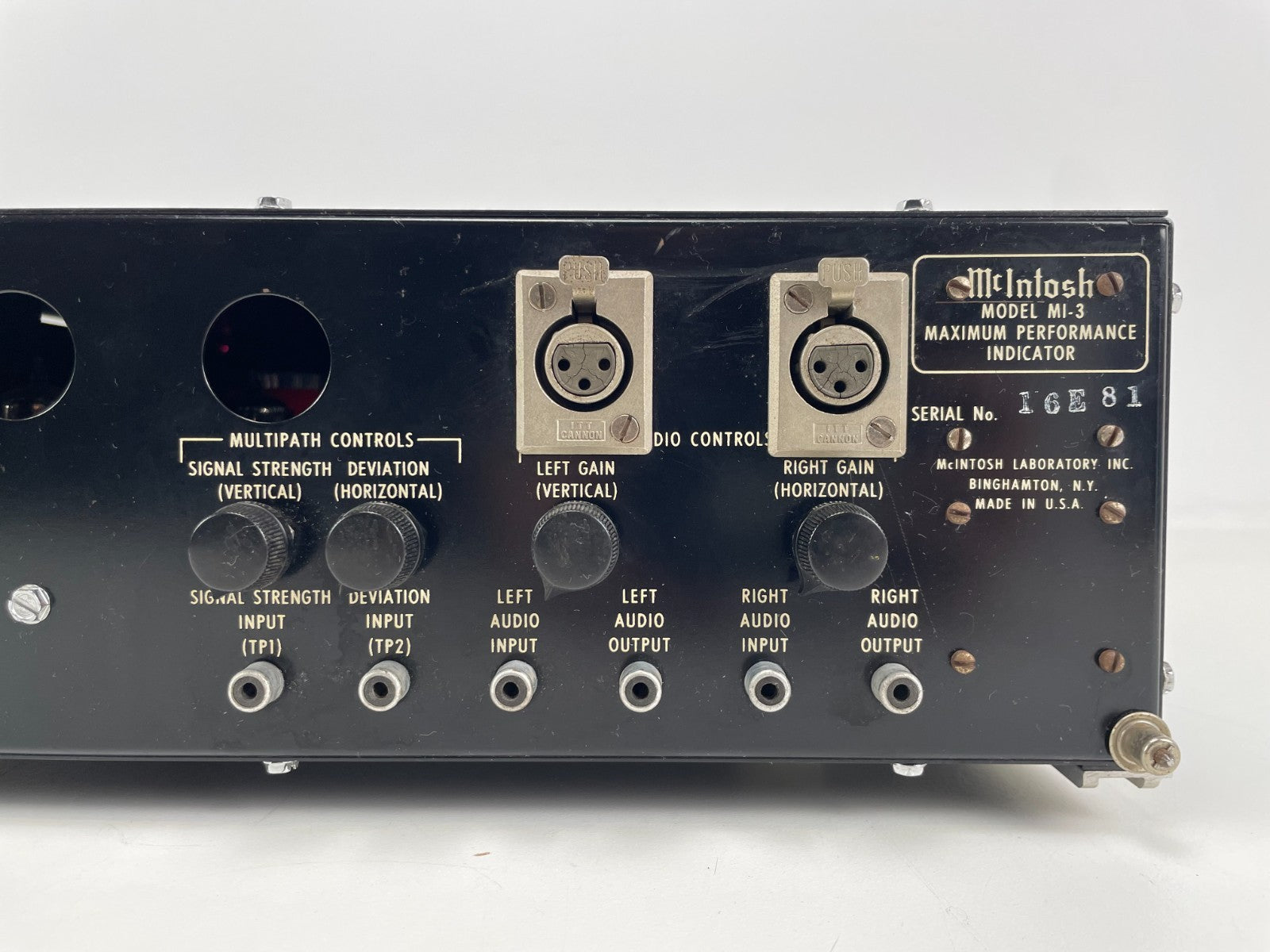 McIntosh MI3 Performance Indicator – Modified to 220V