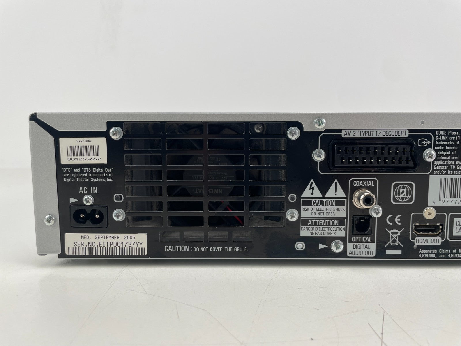 Pioneer DVR-930H-S DVD Recorder – 160GB HDD/DVD