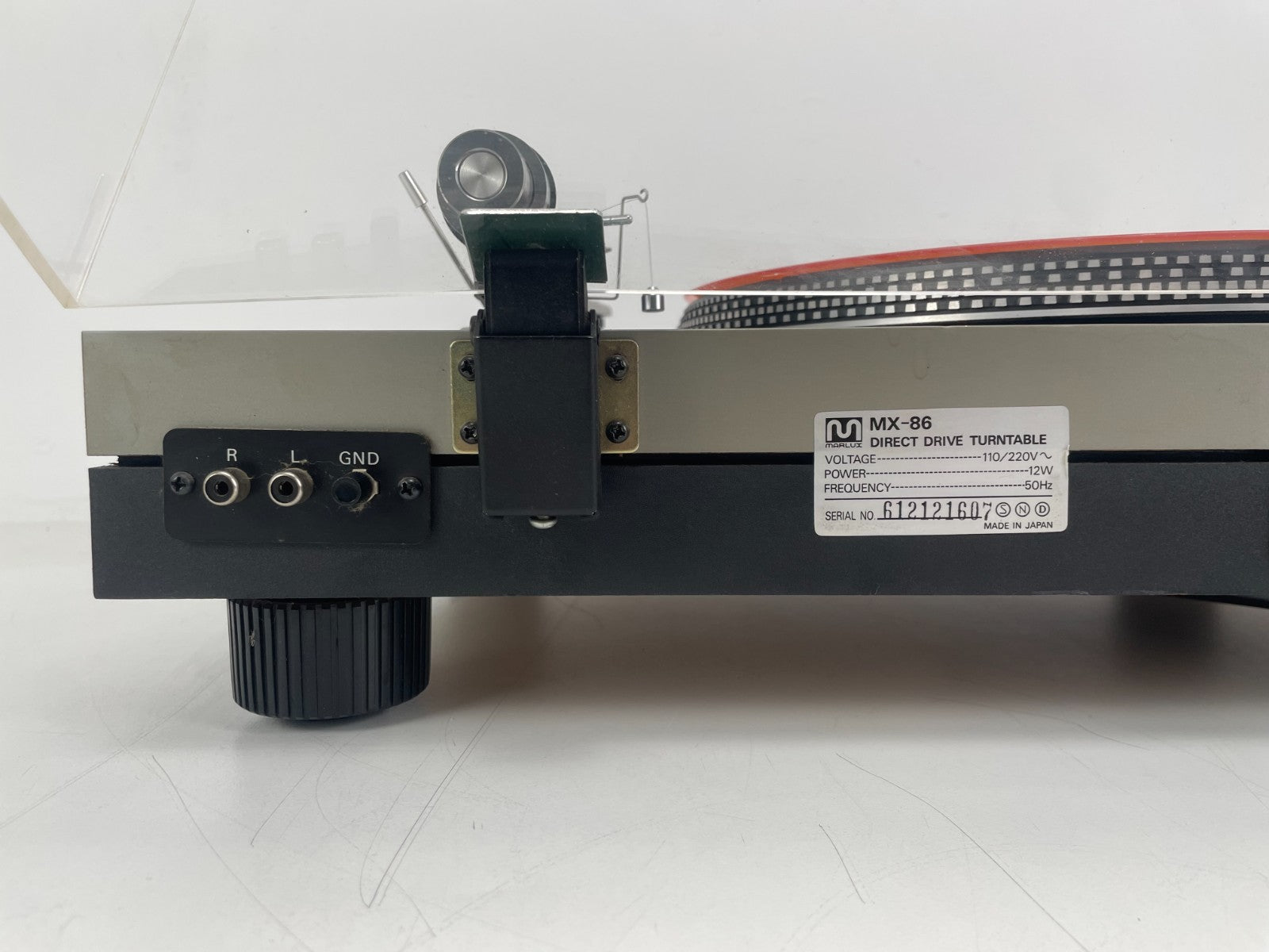 Marlux MX-86 Direct Drive Turntable – Mint Condition