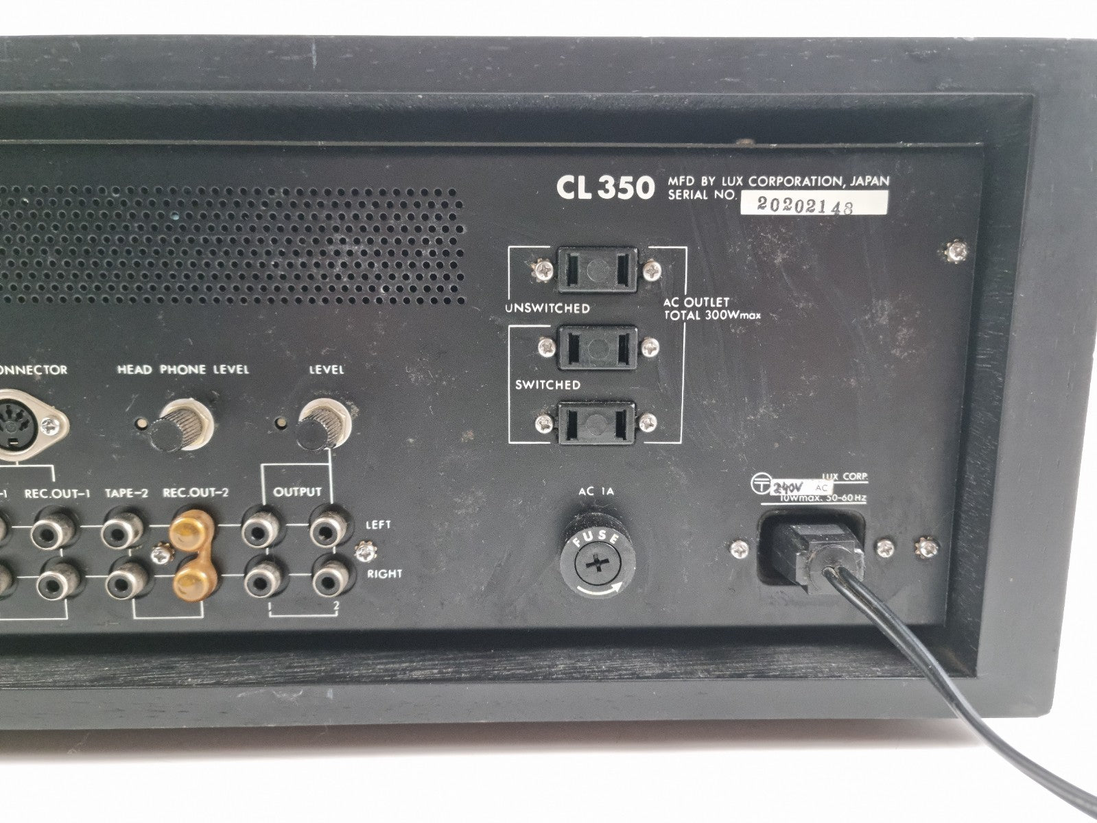Luxman CL 350 Stereo Control Amplifier - Fully recapped with nichicons - Service