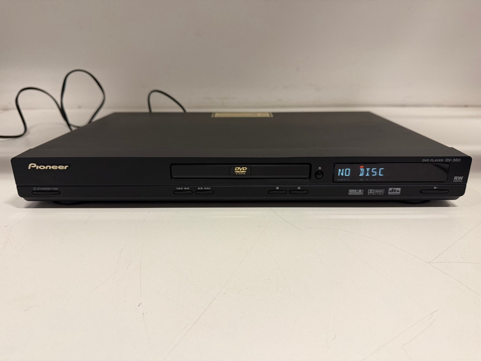 Pioneer DV-360 DVD Player With Original Box - Remote Control - Manual