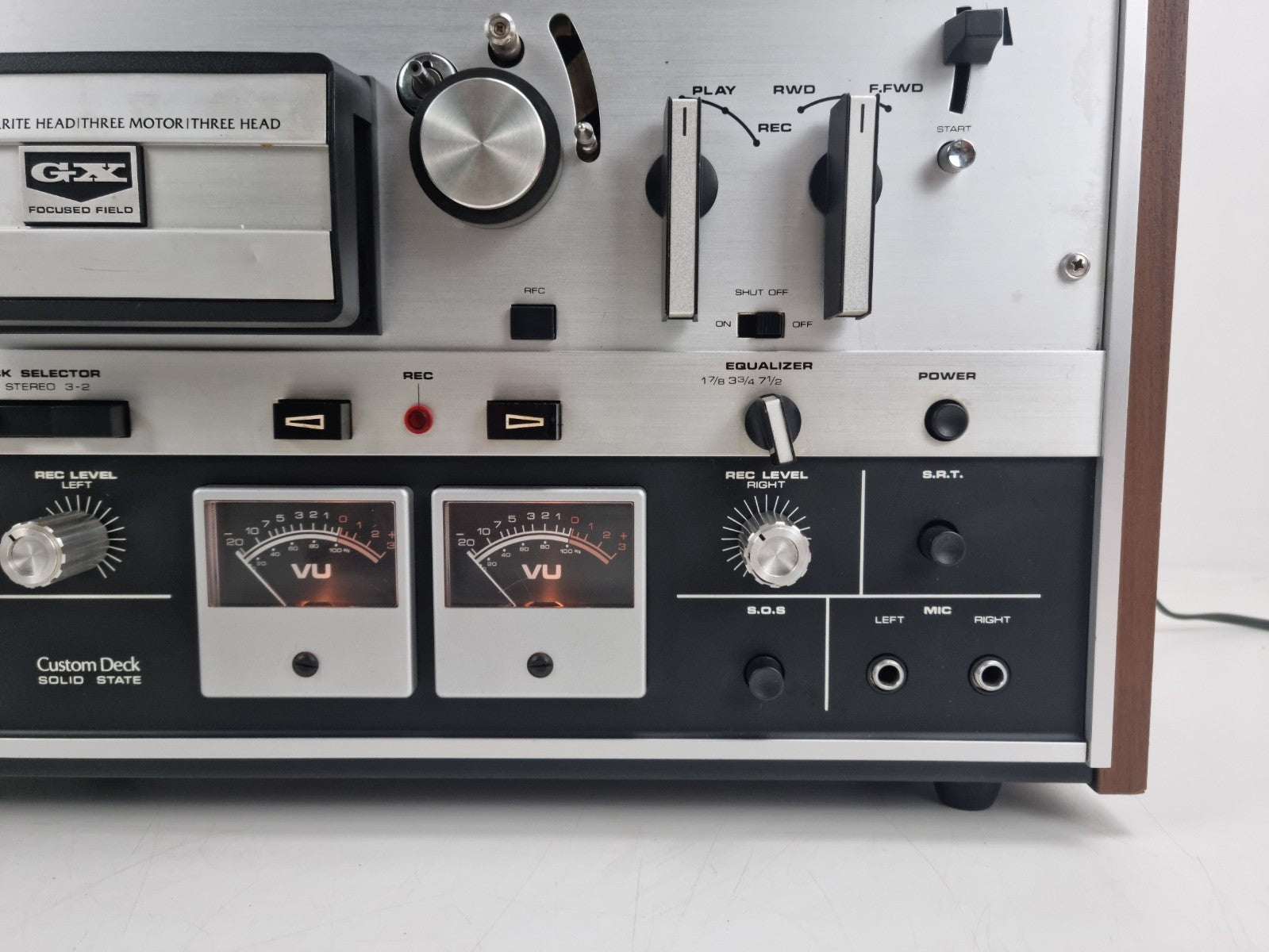 Akai GX 220D Stereo -4 track 2 Channel Tape Deck - Serviced/New transistors