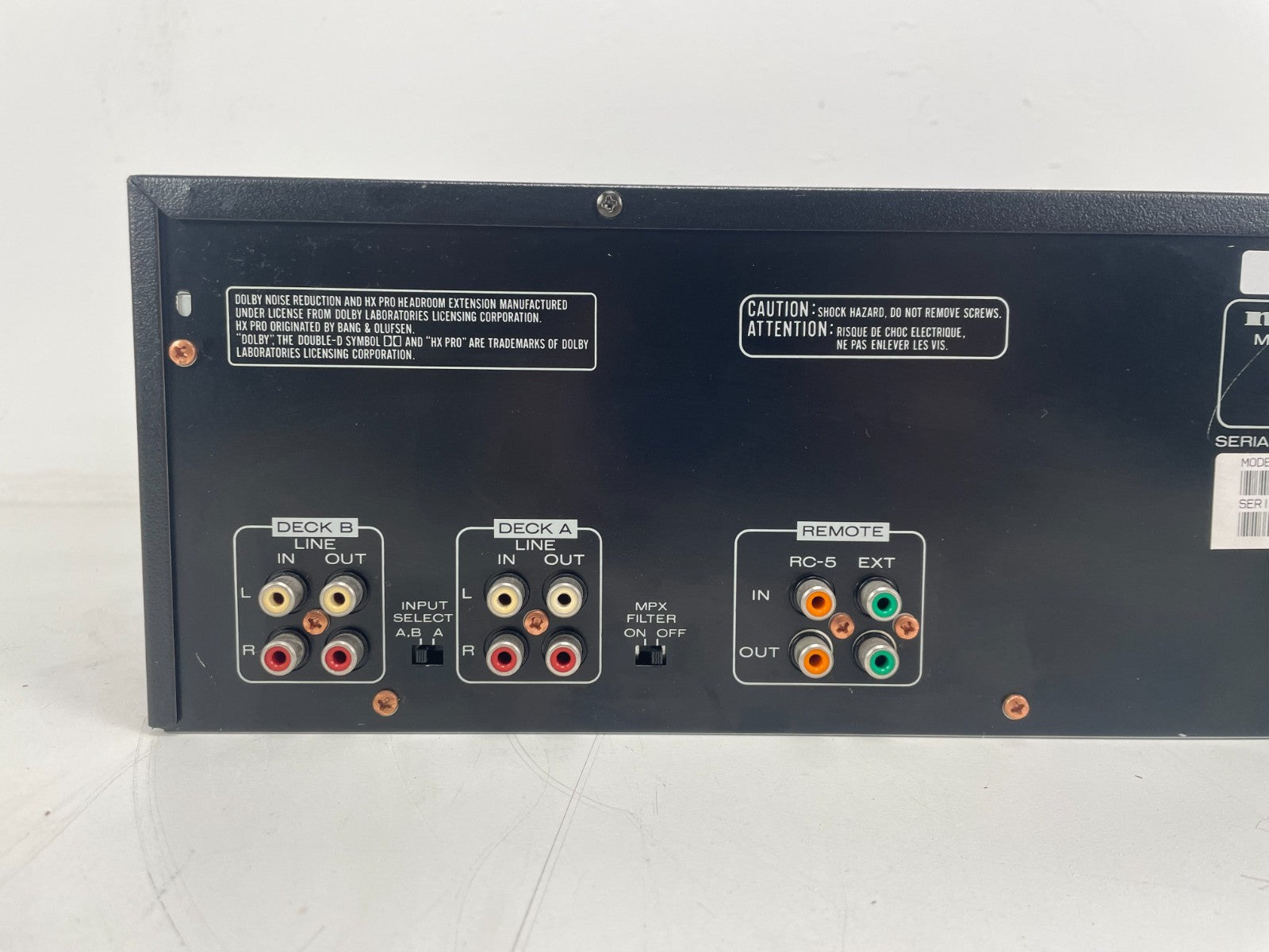 Marantz PMD510 Professional Cassette Deck - Fully Independent Double Deck