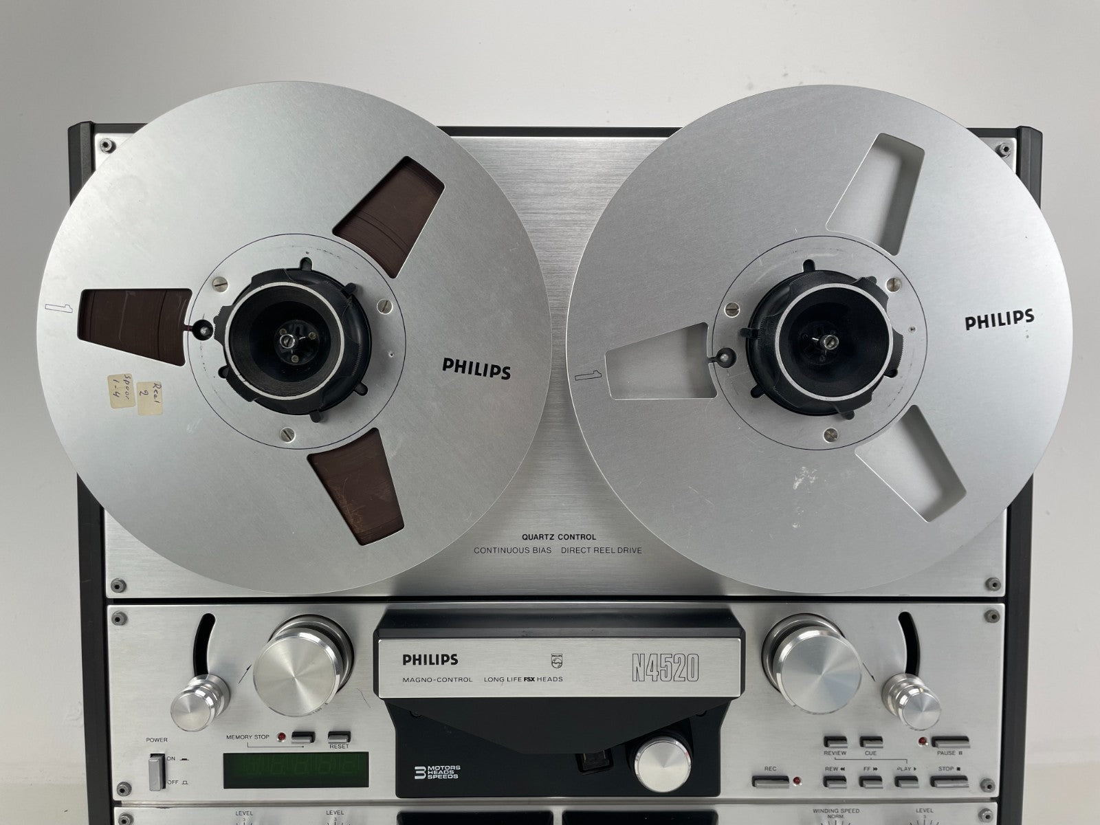Philips N4520 spoelbandrecorder – 1/4 inch – 4 sporen – Licht onderhoud
