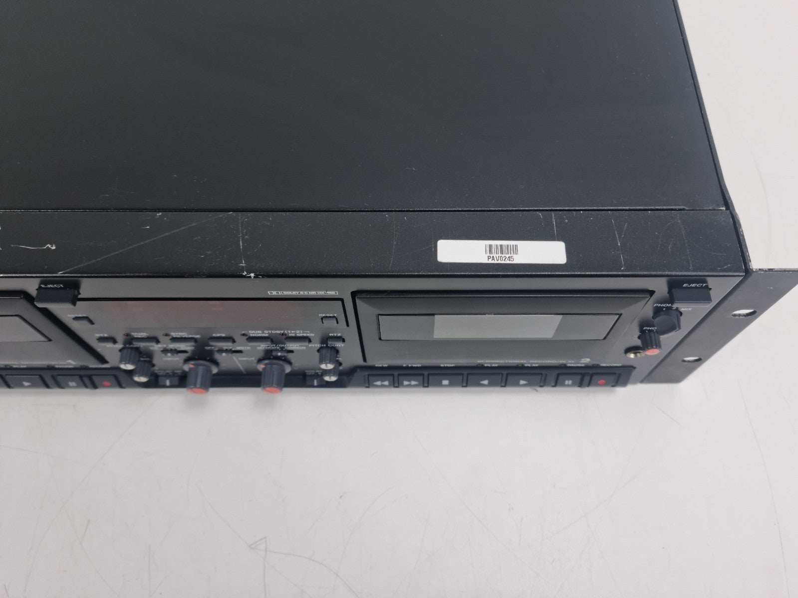 Tascam 302 Double Cassette Deck - With 19 inch Rack Mount