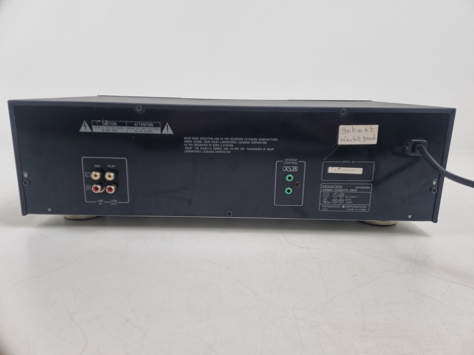 Kenwood KX-W4060 - Stereo Double Cassette Deck  - New Belts