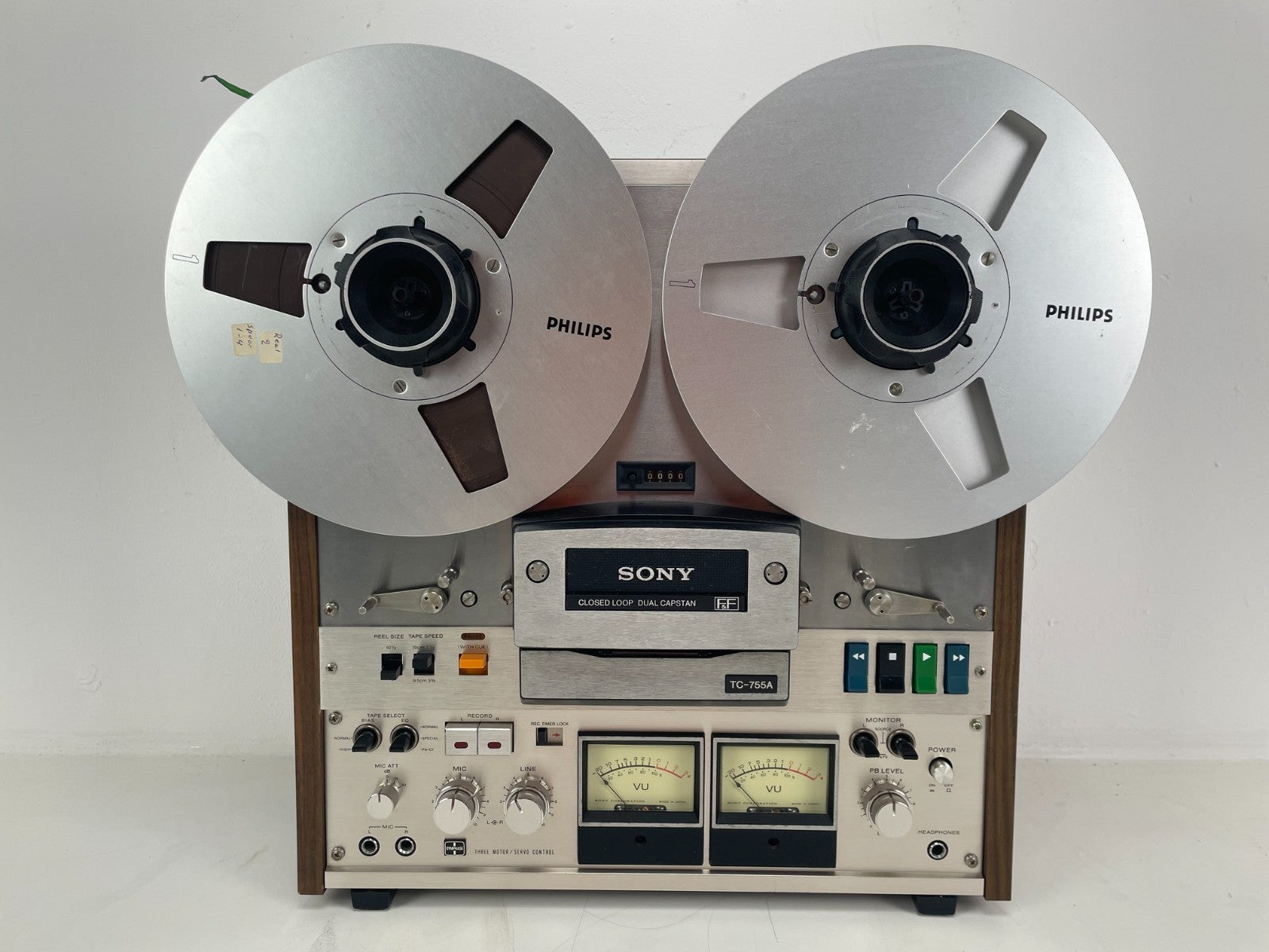 Sony TC-755A Reel-to-Reel Tape Deck - Serviced/Recapped