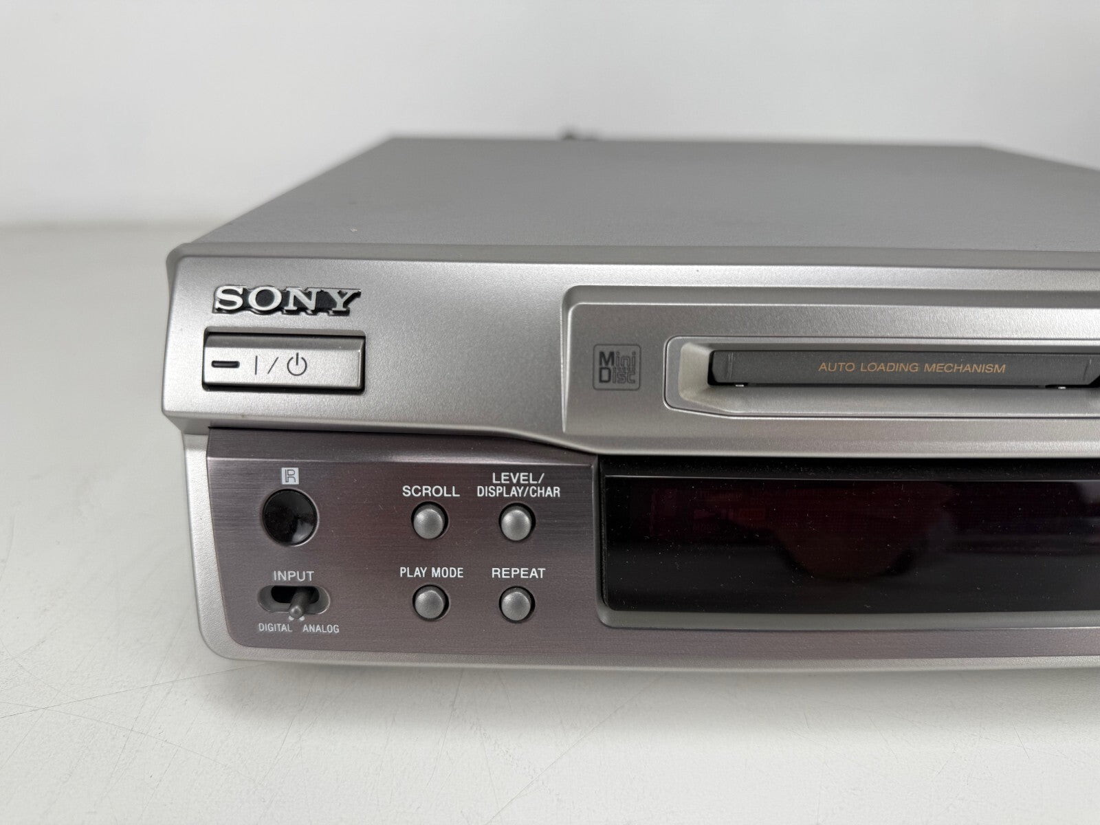 Sony MDS-S40 Mini Disc Deck With Original Box - Remote Control - Manuals