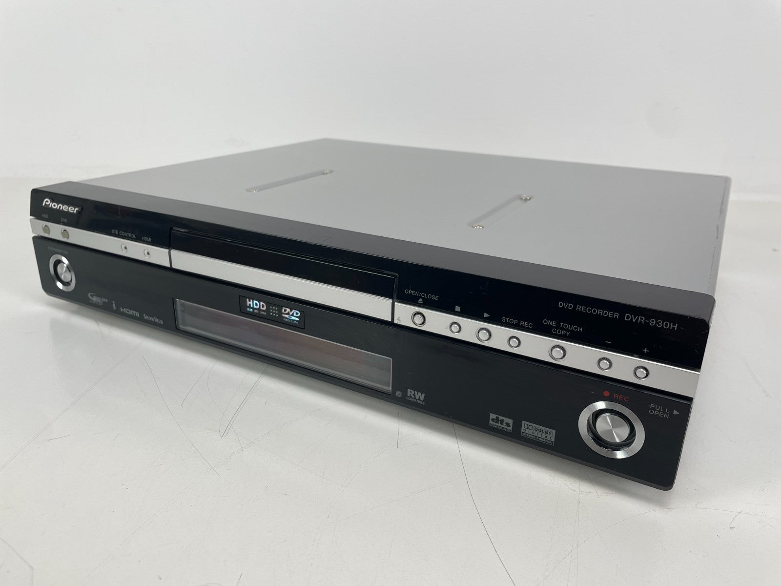 Pioneer DVR-930H-S DVD Recorder – 160GB HDD/DVD
