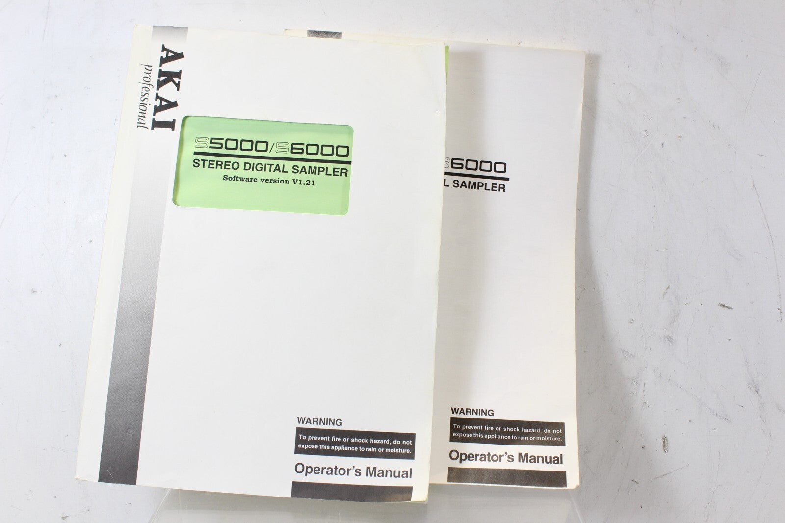 Akai S5000 Sampler met gebruikershandleidingen