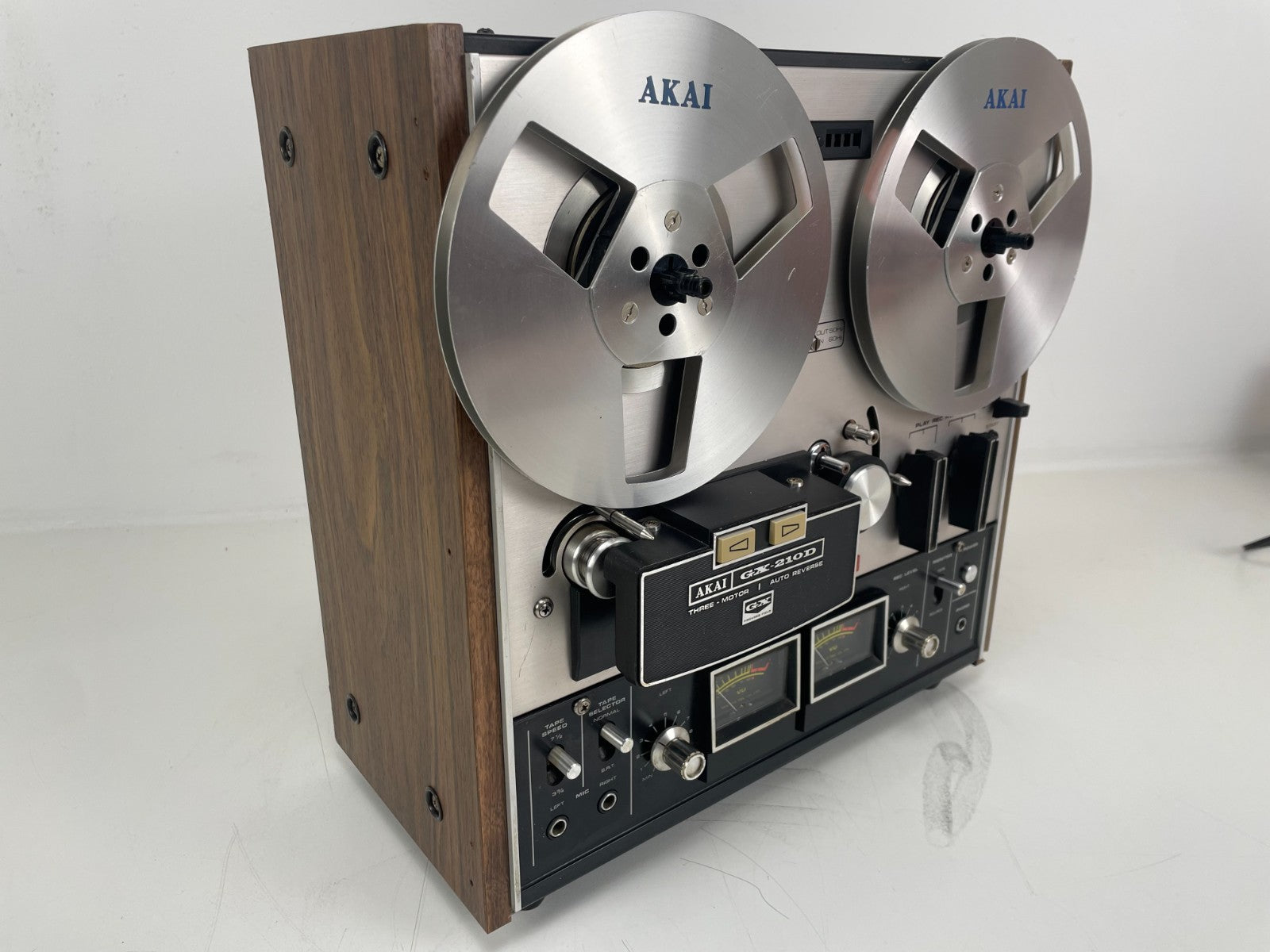 Akai GX-210D autoreverse - Bandrecorder - GX glazen koppen - 1/4''