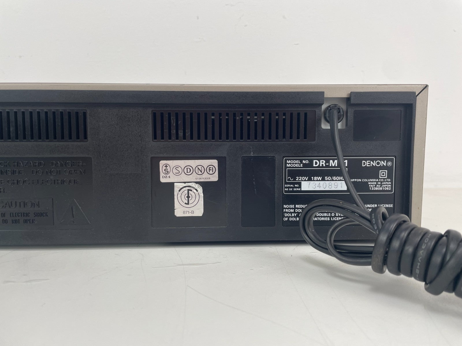 Denon DR-M11 Cassettedeck – Gesplitste audioversterker