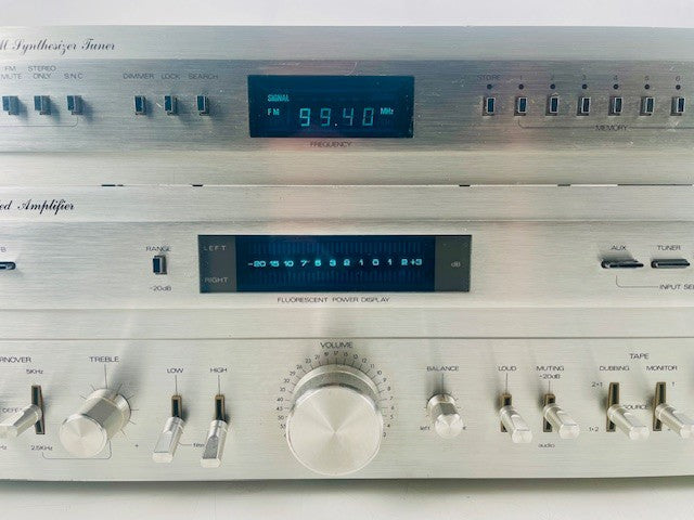 Aristona 6396 Integrated Amplier +  6198 AM/FM Synthesizer Tuner Set