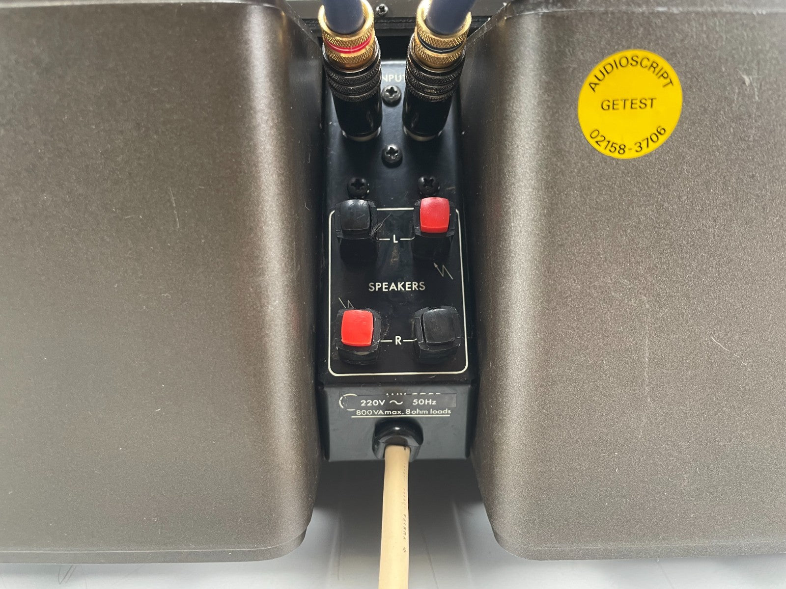 Luxman C-1000 Preamplifier + M-4000 Power Amplifier  – 1st Owner  Boxes & Manual